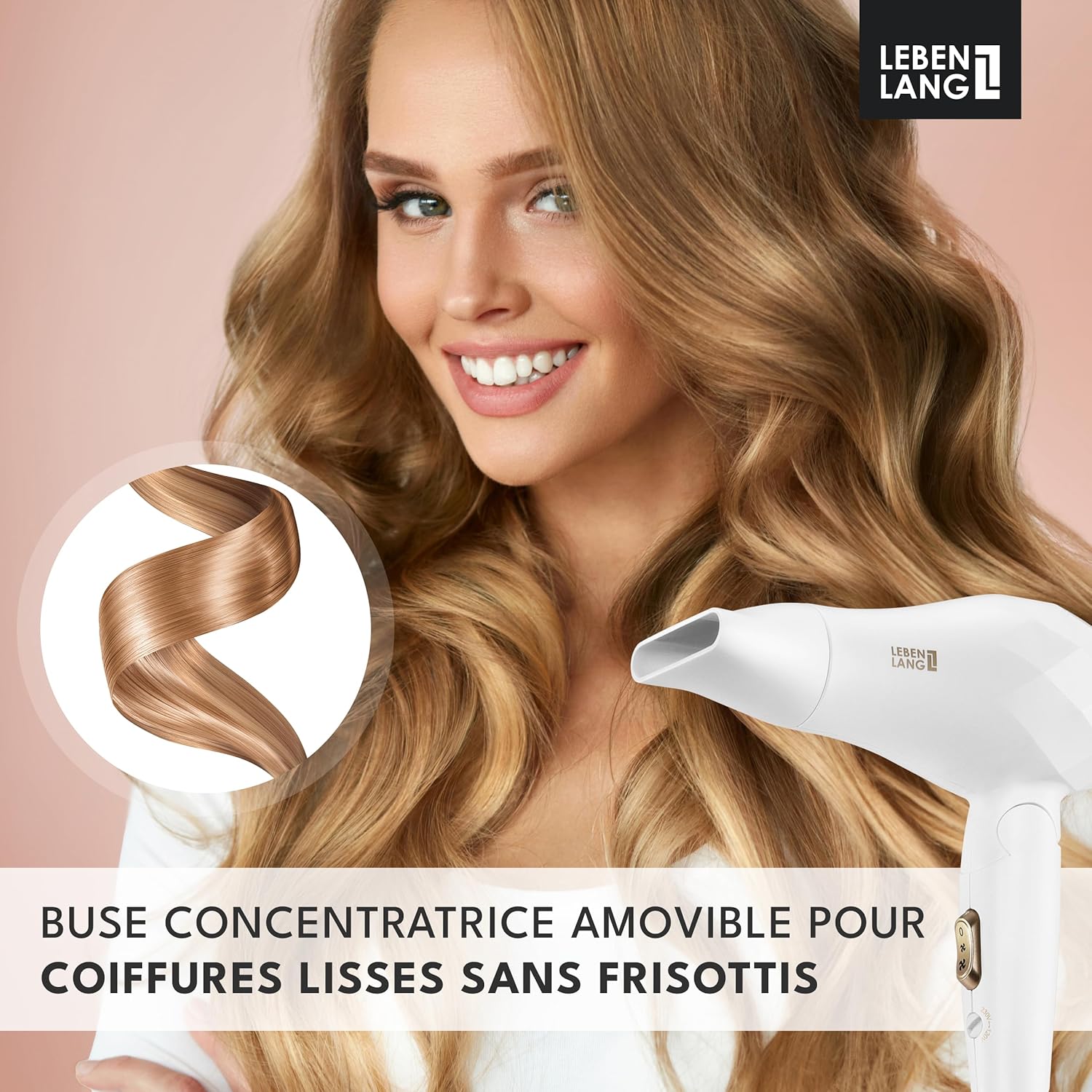 Sèche-cheveux voyage pliable : le compagnon idéal pour les globe-trotteuses Optimisez votre coiffure où que vous soyez avec ce mini sèche-cheveux léger de 1000W, doté d’une double tension et d’un sac de voyage pratique, incluant une buse de coiffage pour des résultats professionnels. – Image 6