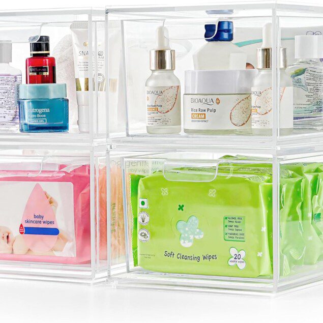 Boîte de rangement tiroir acrylique : pour un rangement élégant et pratique de votre maquillage
