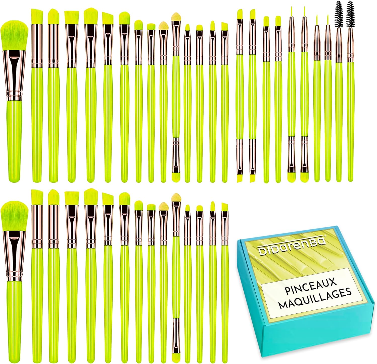 Pinceaux de maquillage : set complet de 40 pièces pour un maquillage professionnel et élégant