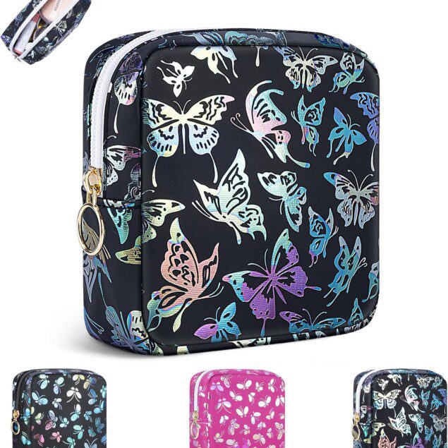Pochette femme mini : trousse à maquillage pratique pour voyage et rangement chic