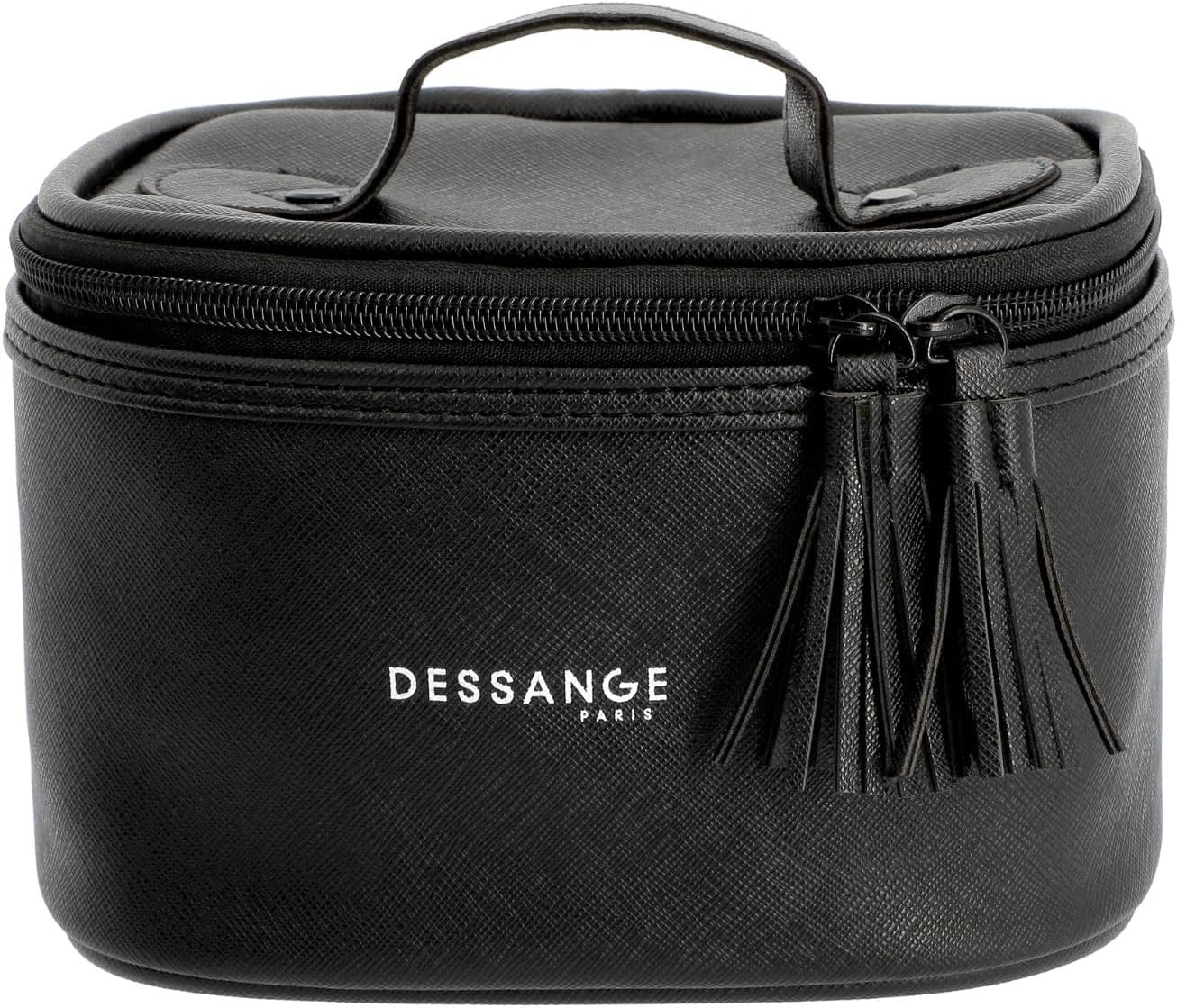 Trousse de beauté en simili cuir noir : l’accessoire idéal pour les voyageuses élégantes Découvrez notre trousse de voyage spacieuse et résistante, conçue pour les femmes en quête d’un rangement pratique et stylé lors de leurs déplacements. Son grand compartiment facilite l'organisation de vos essentiels de beauté, tout en restant facile à transporter partout.