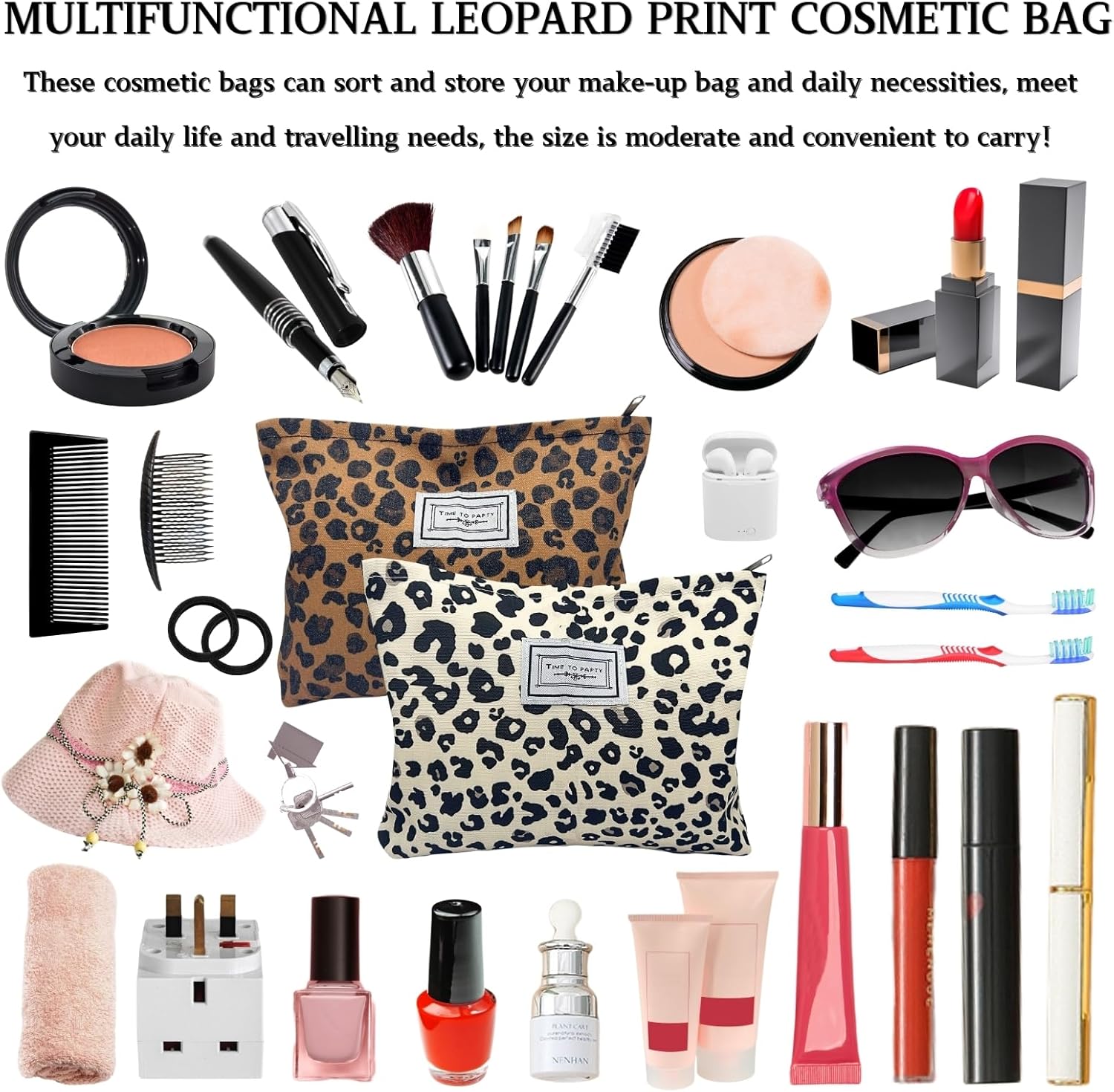Trousse de toilette léopard : l'accessoire multifonction idéal pour les filles en voyage – Image 4