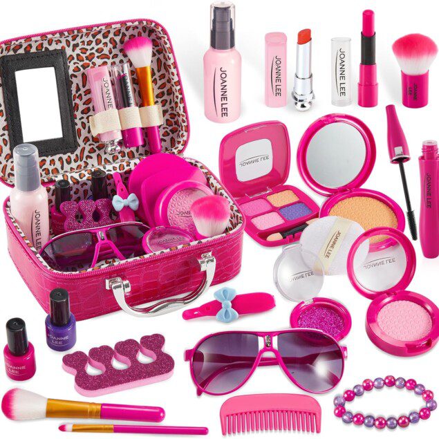 Faux maquillage enfant : la malette idéale pour des jeux d'imitation créatifs pour filles de 3 à 6 ans