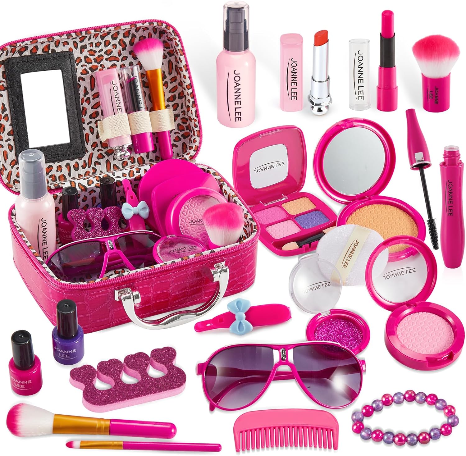 Faux maquillage enfant : la malette idéale pour des jeux d'imitation créatifs pour filles de 3 à 6 ans