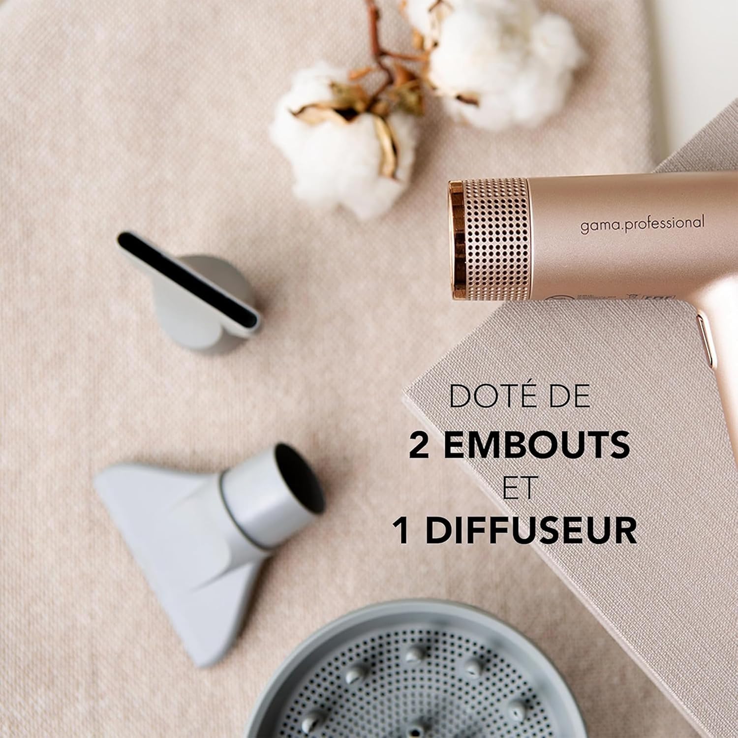 Sèche-cheveux ultraléger pour des cheveux brillants : le GA.MA Italy iQ Perfect Hair Dryer à moteur intelligent sans balais – Image 3