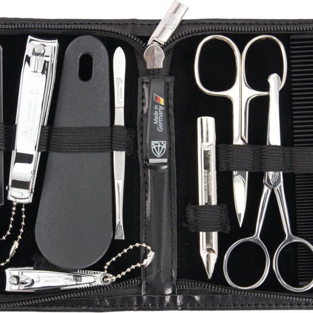 Kit de manucure et pédicure de 10 pièces : l'ensemble essentiel pour des ongles impeccables
