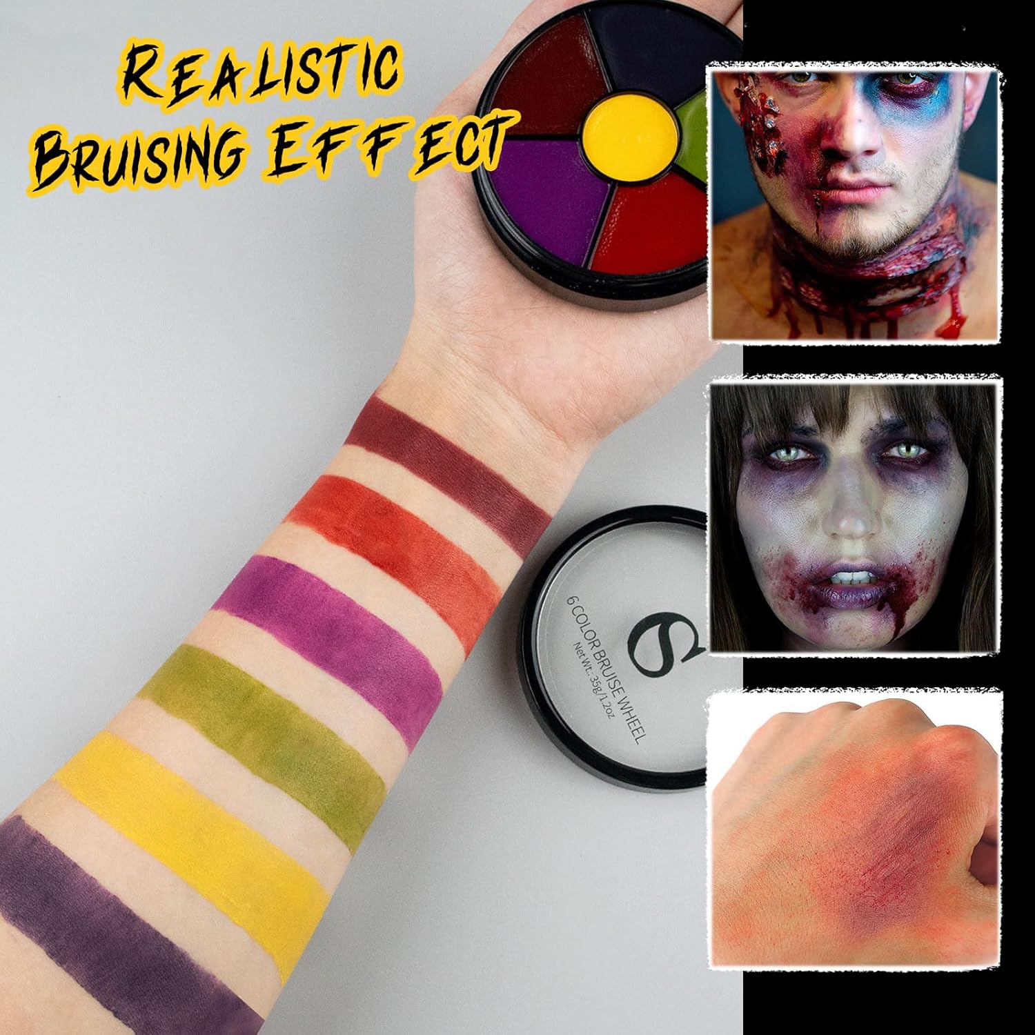Kit de maquillage SFX en latex liquide : effets spéciaux pour créateurs de fausses cicatrices Idéal pour les passionnés de maquillage artistique et les professionnels du cinéma Ce kit complet vous permet de réaliser des maquillages époustouflants avec cire de cicatrice, latex liquide, faux sang et outils nécessaires pour impressionner à chaque création. – Image 4