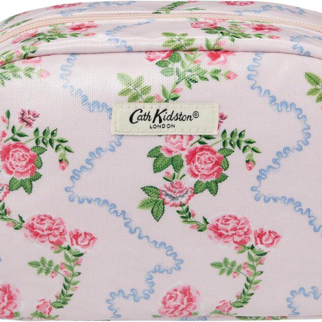 Trousse de toilette et de maquillage : un cadeau de beauté pour elle, élégante et pratique en rose flottante pour un voyage réussi