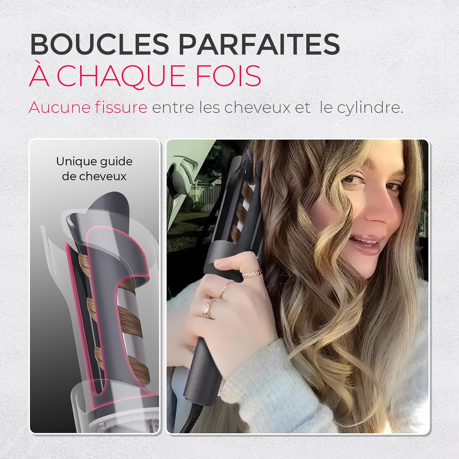Boucles Parfaites : Fer à Friser Automatique 25mm – Image 5