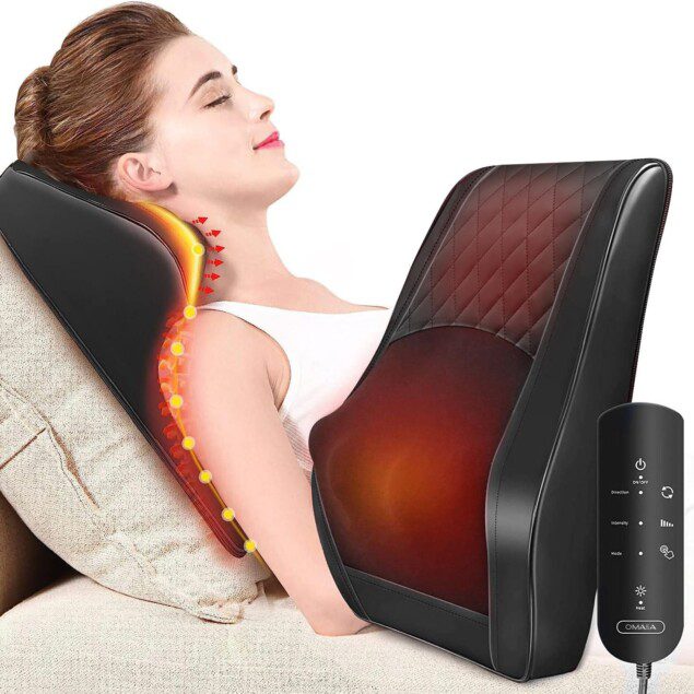 Masseur cervical avec coussin chauffant : soulagez les douleurs musculaires pour un confort optimal Idéal pour hommes et femmes, ce dispositif apaisant est parfait pour le dos, le cou, les épaules, les jambes et les pieds. Offrez un cadeau bien-être à vos proches avec ce masseur relaxant, idéal pour toutes les occasions.
