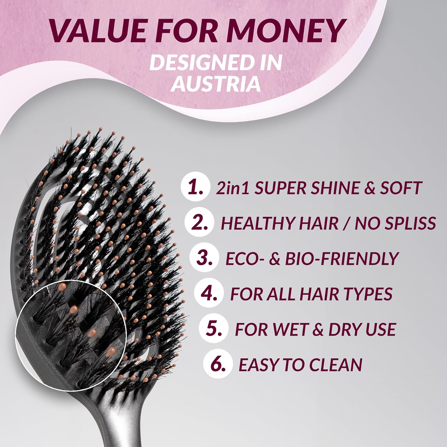 Brosse cheveux démêlante magique : le choix idéal pour les cheveux longs et fragiles – Image 3