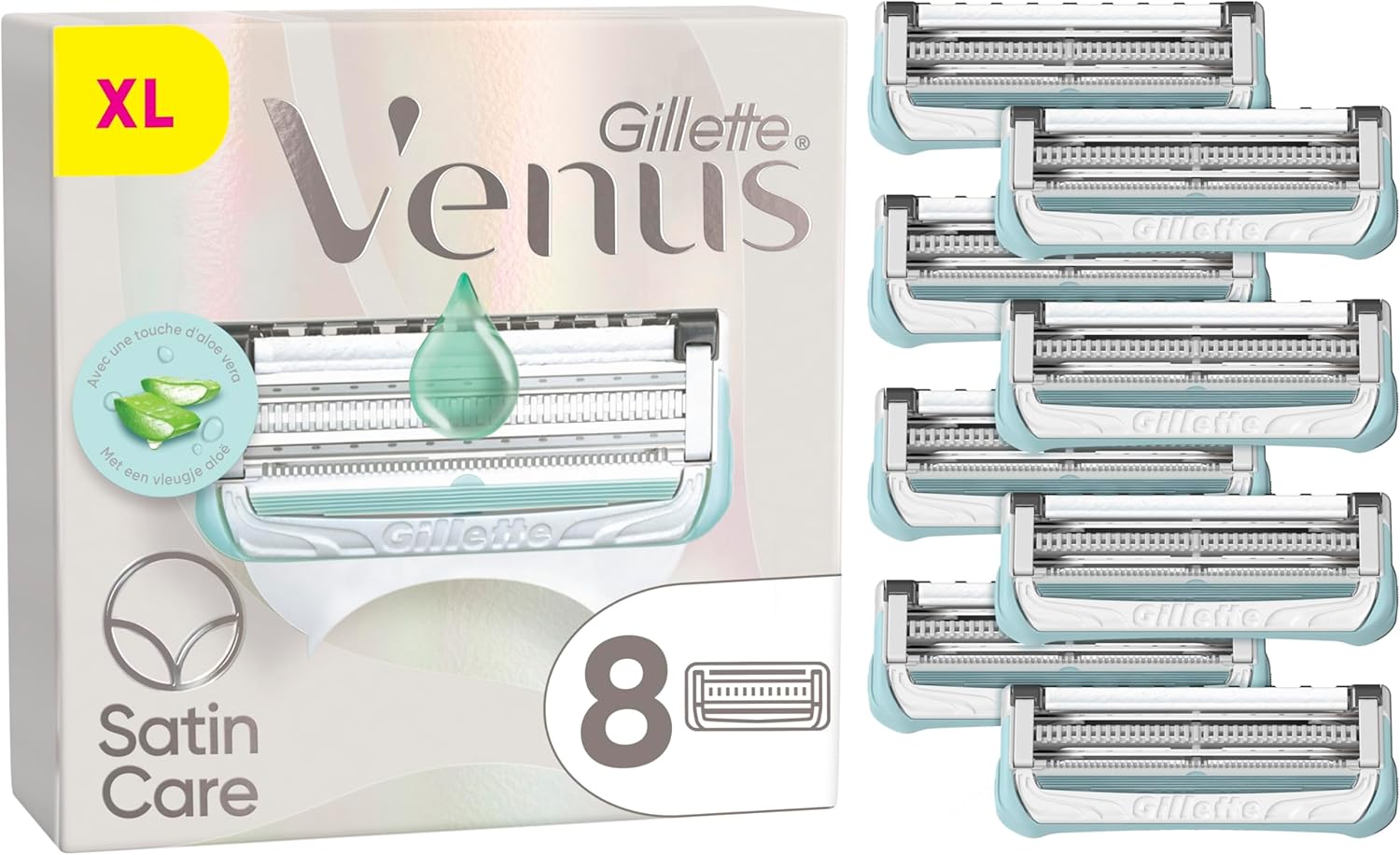 Ressorts de Rasoir Gillette Venus + Satin Care pour Femmes - Douceur et Précision