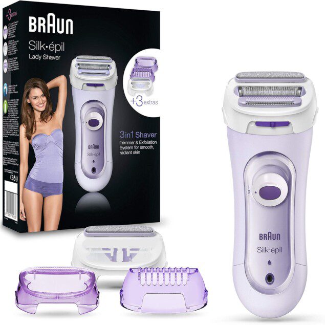 Epilation Braun Silk-épil LS 5560 pour femmes, douceur garantie