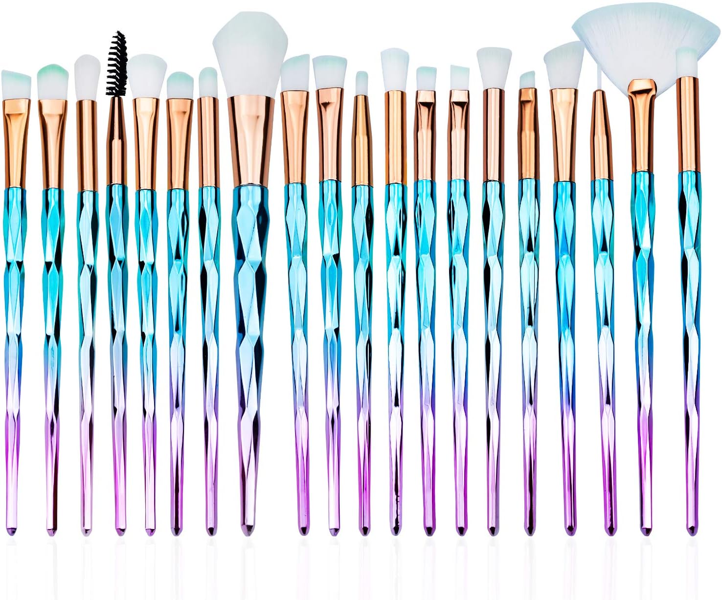 Pinceaux de maquillage professionnels : lot de 20 pour une application parfaite et un rendu sublime