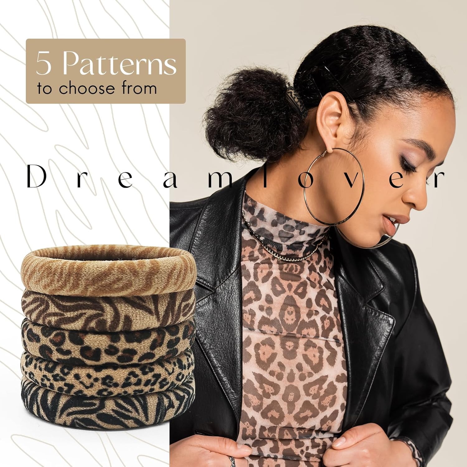 Élastiques à cheveux : 50 chouchous pour femmes et filles, des accessoires de coiffure pratiques et élégants – Image 2