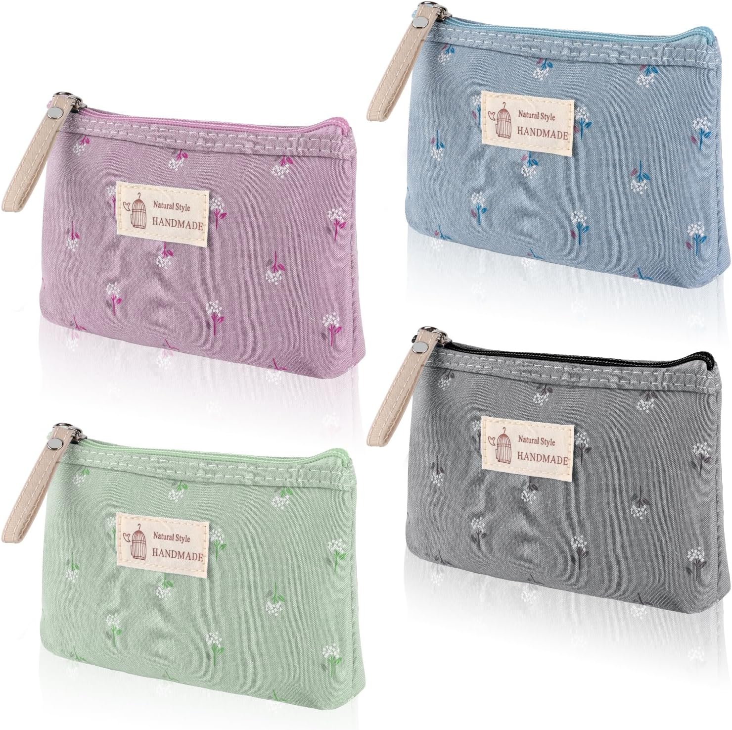 Petites trousses de maquillage : 4 sacs à cosmétiques floraux pour un rangement élégant et pratique