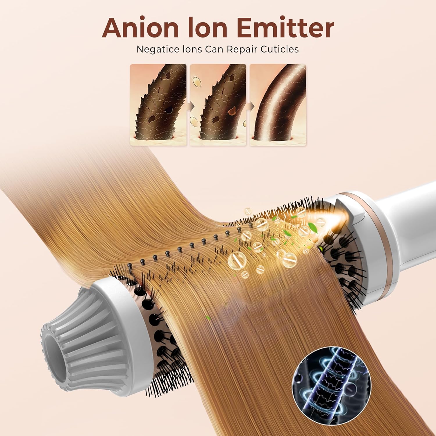 Brosse thermique 38 mm : l'alliée parfaite pour des coiffures éclatantes et soyeuses – Image 4