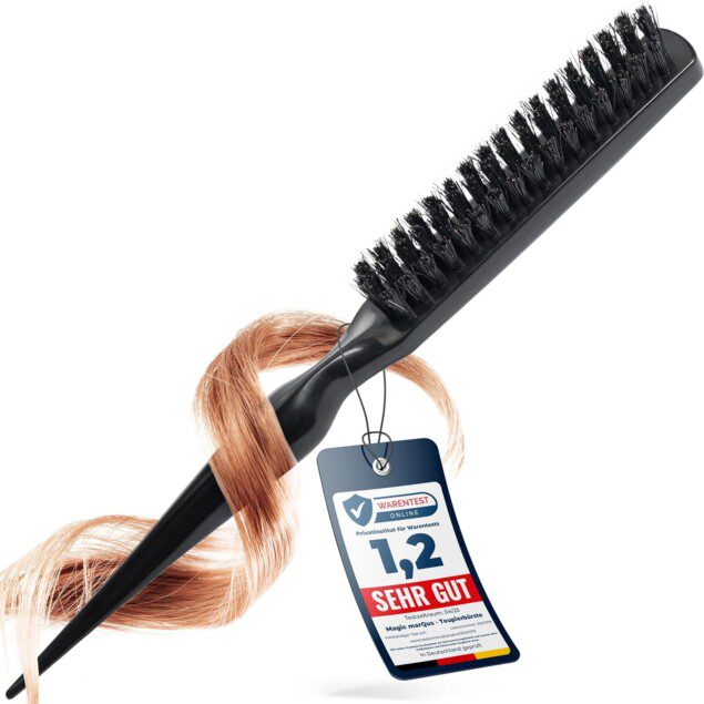 Volume et brillance : brosse à cheveux en poils de sanglier pour un éclat naturel