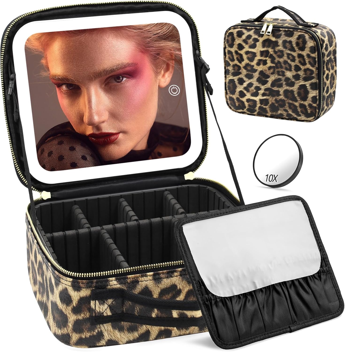 Trousse de maquillage avec miroir et lumière : l'alliée parfaite pour les beauty addicts en voyage