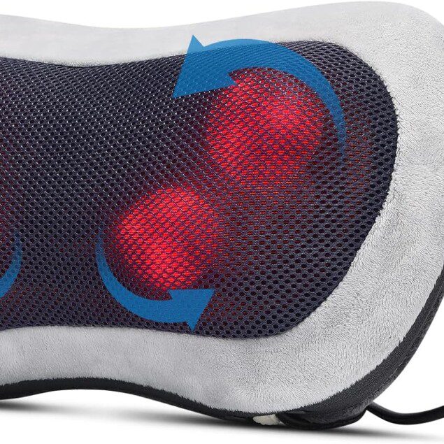 RENPHO coussin de massage shiatsu : détente ultime pour le cou, le dos et les épaules   Découvrez le coussin de massage avec fonction chauffante, idéal comme cadeau de relaxation pour maman et papa, offrant un malaxage en tissus profonds pour soulager les tensions et revitaliser le corps.