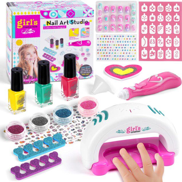 Kit manucure enfant fille : le set parfait pour jouer et se faire belle à partir de 5 ans