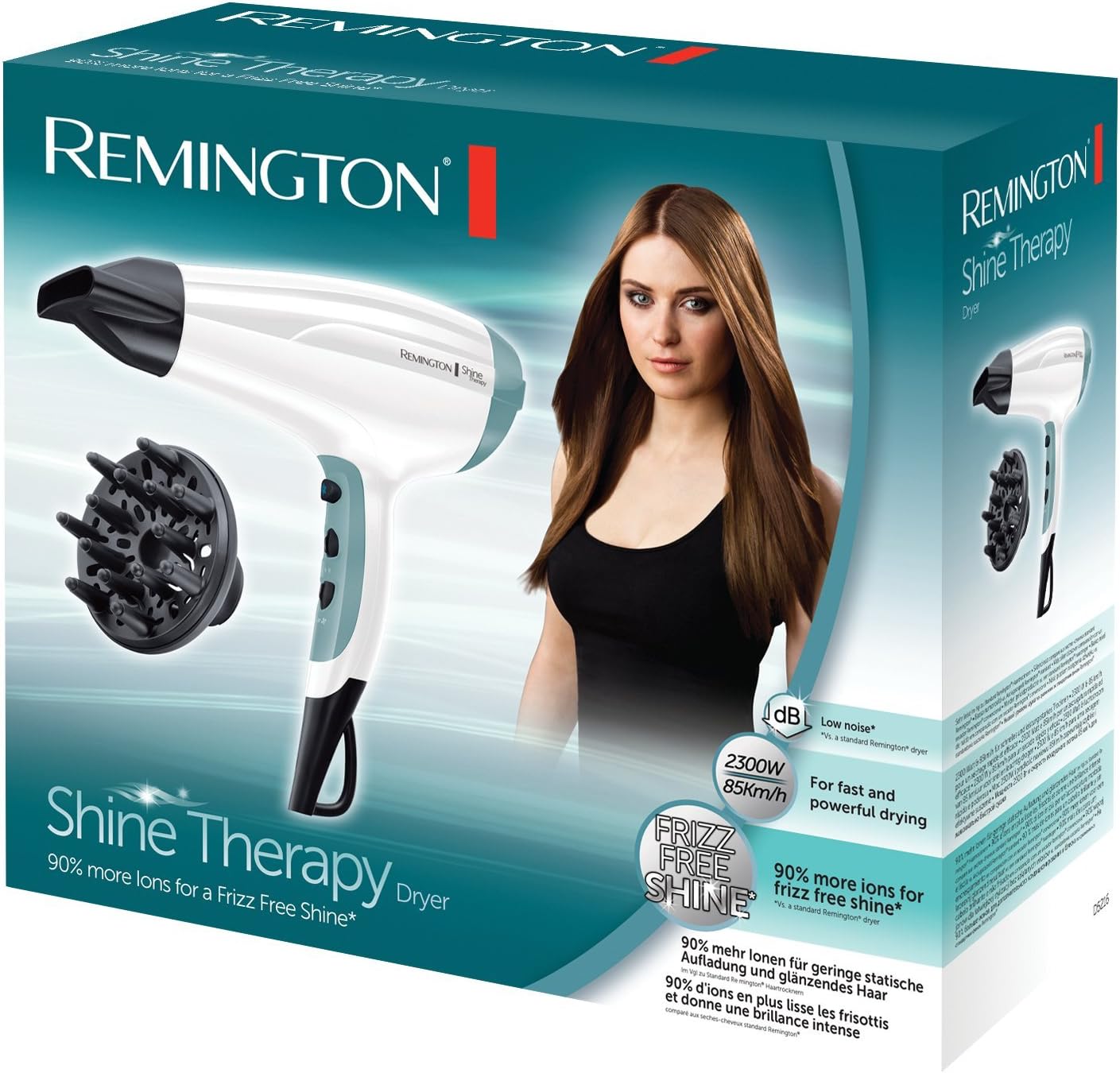 Sèche-cheveux ionique puissant pour un coiffage rapide et brillant : profitez de la technologie Shine Therapy – Image 2