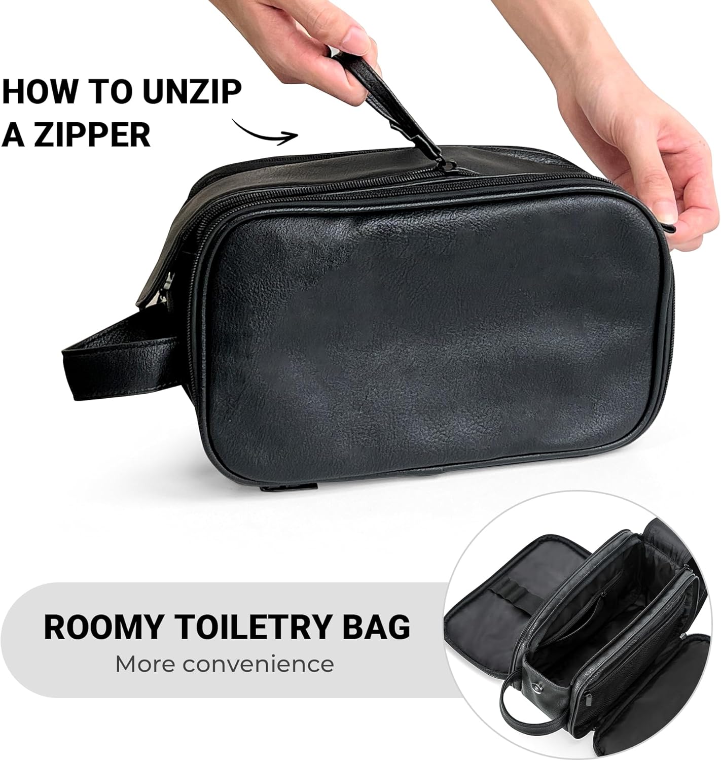 Trousse de Toilette Homme Imperméable et Spacieuse – Image 6