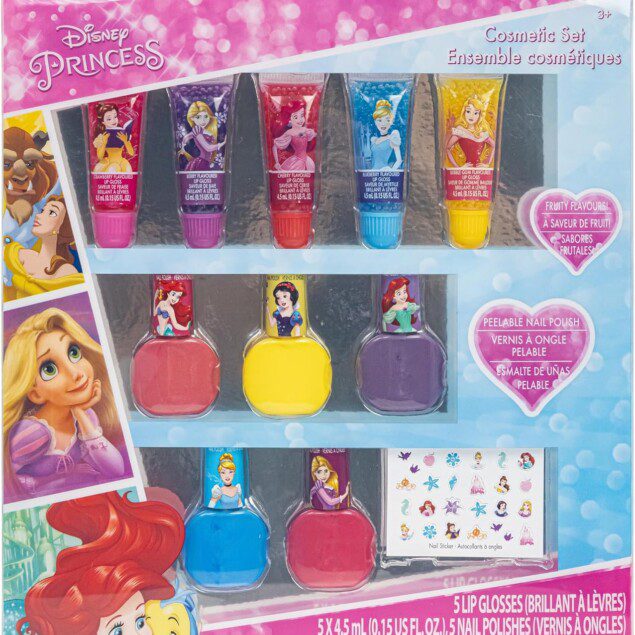Maquillage pour enfants : kit féerique avec brillant à lèvres et vernis à ongles pour des heures de magie et de créativité