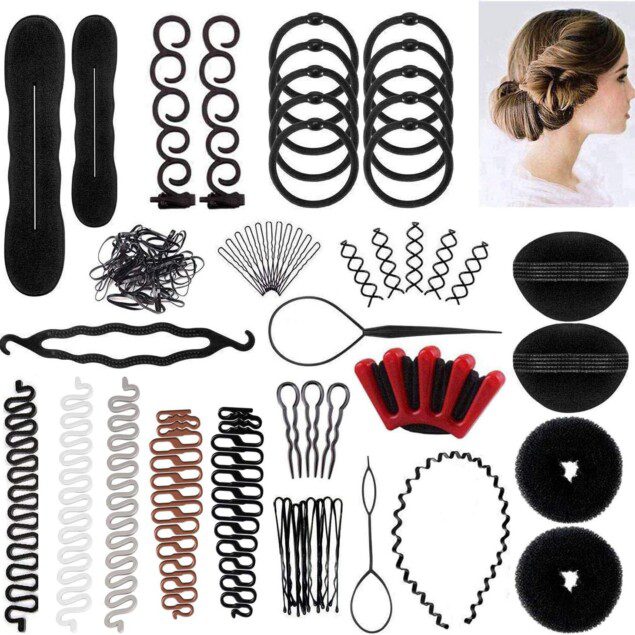 Kit Coiffure 90 Pièces : Tresses et Chignons Magiques