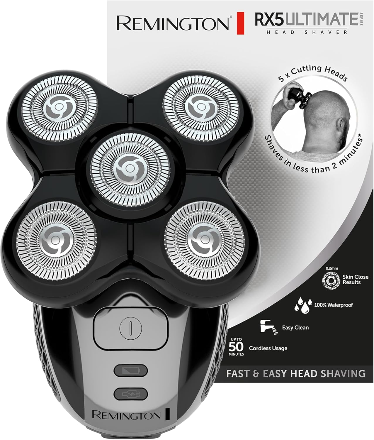 Rasoir Électrique Remington RX5 Ultimate pour Hommes - Résultats Précis