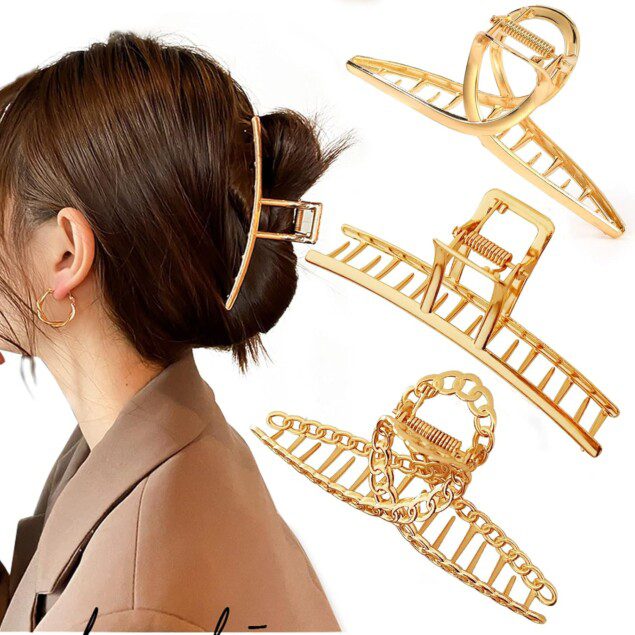 Pinces à cheveux antidérapantes : le choix parfait pour les cheveux épais et longs Accessoires de coiffure élégants pour femmes et filles à la recherche d'une prise puissante et durable