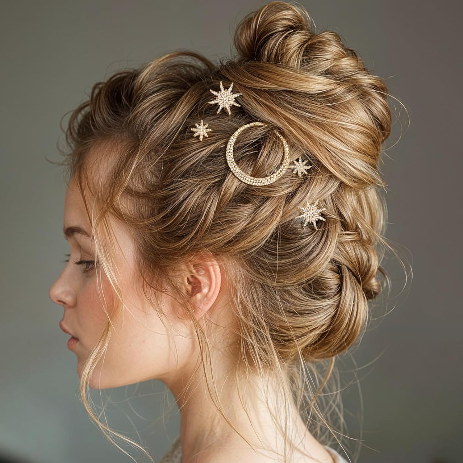 Barrettes à cheveux en métal avec strass : accessoires élégants pour mariées et soirées spéciales – Image 7