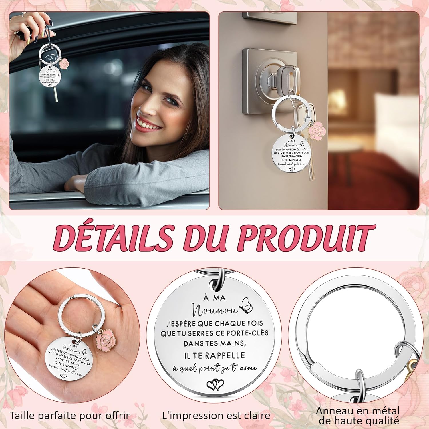 Trousse de maquillage et porte-clés : le cadeau parfait pour remercier votre nounou – Image 4