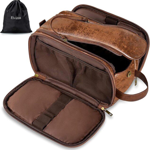 Trousse de Toilette Homme : Élégance et Grande Capacité