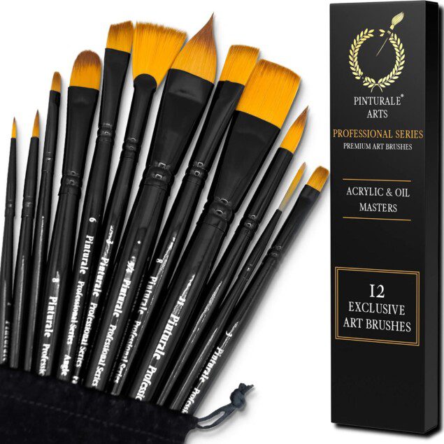 Pinceaux de peinture acrylique : le set idéal pour artistes passionnés