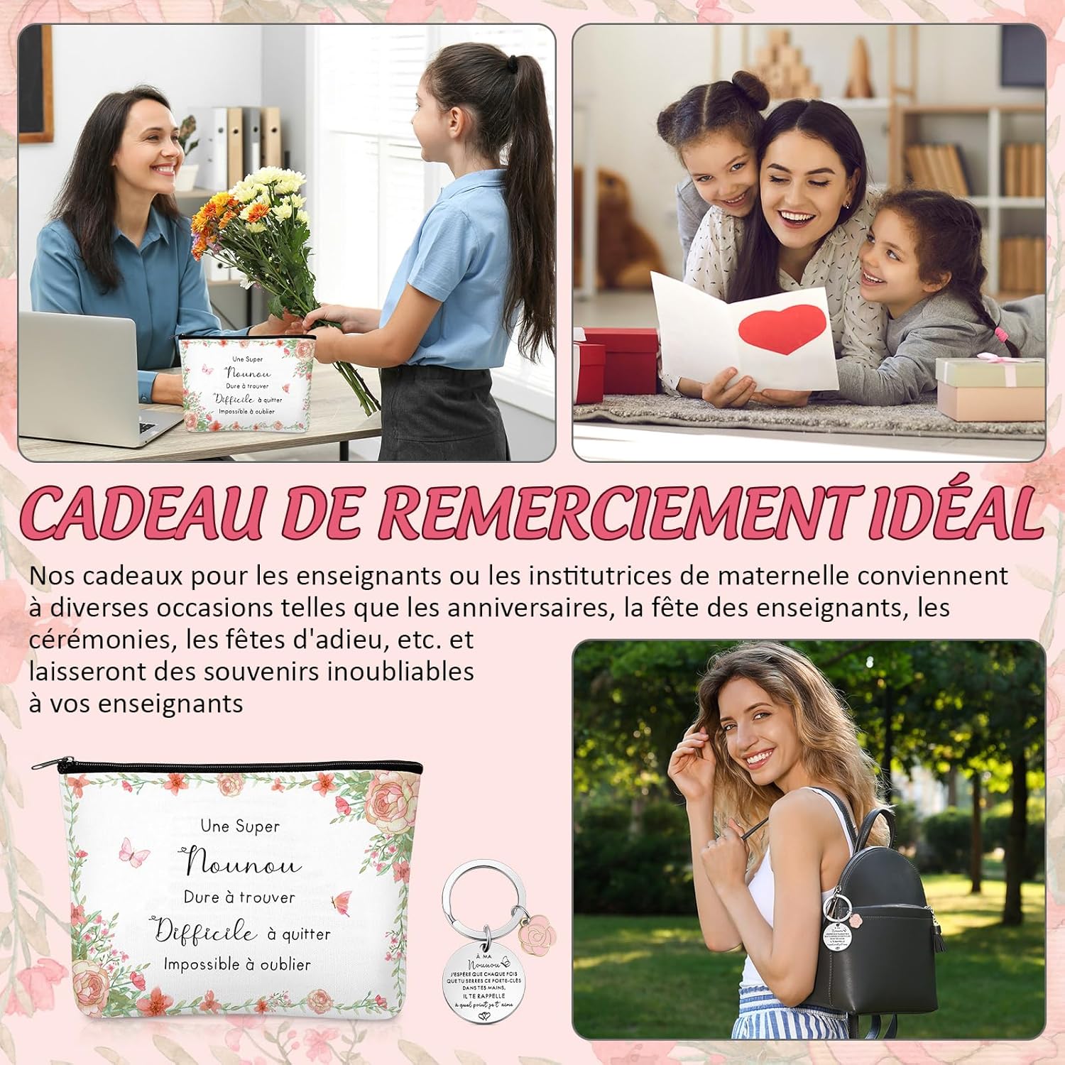 Trousse de maquillage et porte-clés : le cadeau parfait pour remercier votre nounou – Image 6