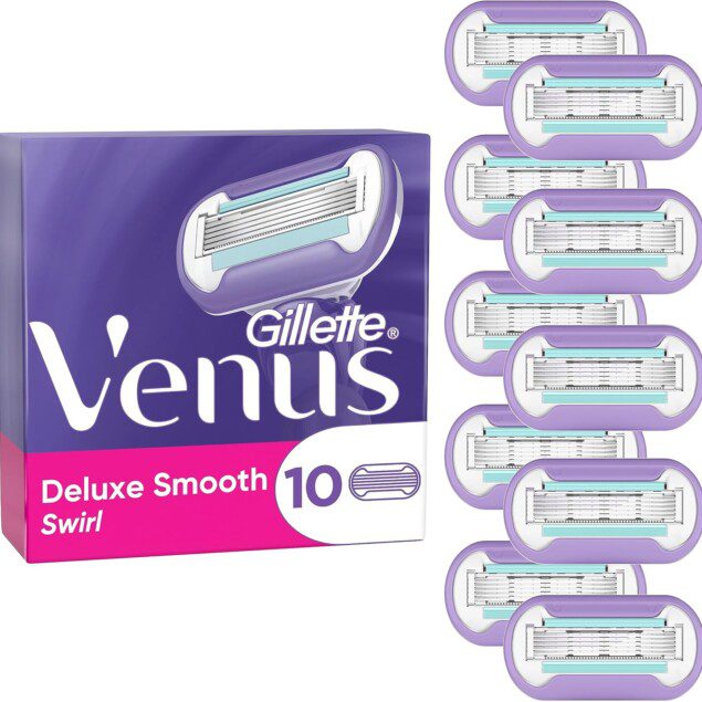 Rasoir Gillette Venus Deluxe pour Femmes - Peau Douce et Protégée