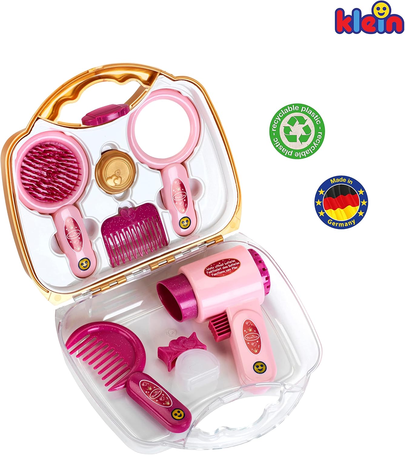 Mallette coiffure Princess Coralie : un set complet pour les enfants dès 3 ans, idéal pour développer leur créativité tout en s'amusant – Image 4
