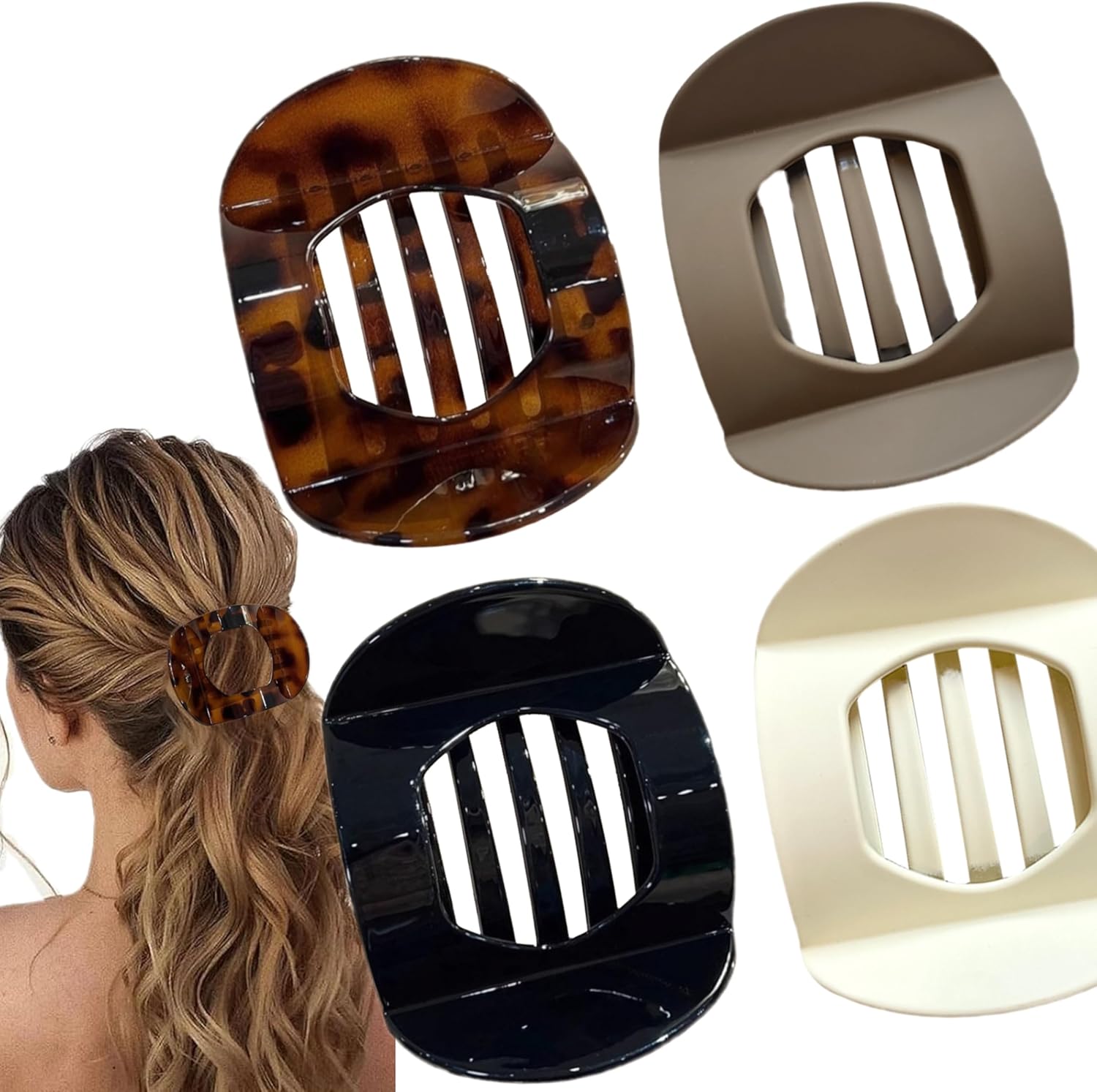 Pinces à cheveux pour femme : élégance et tenue optimale grâce à un design courbé