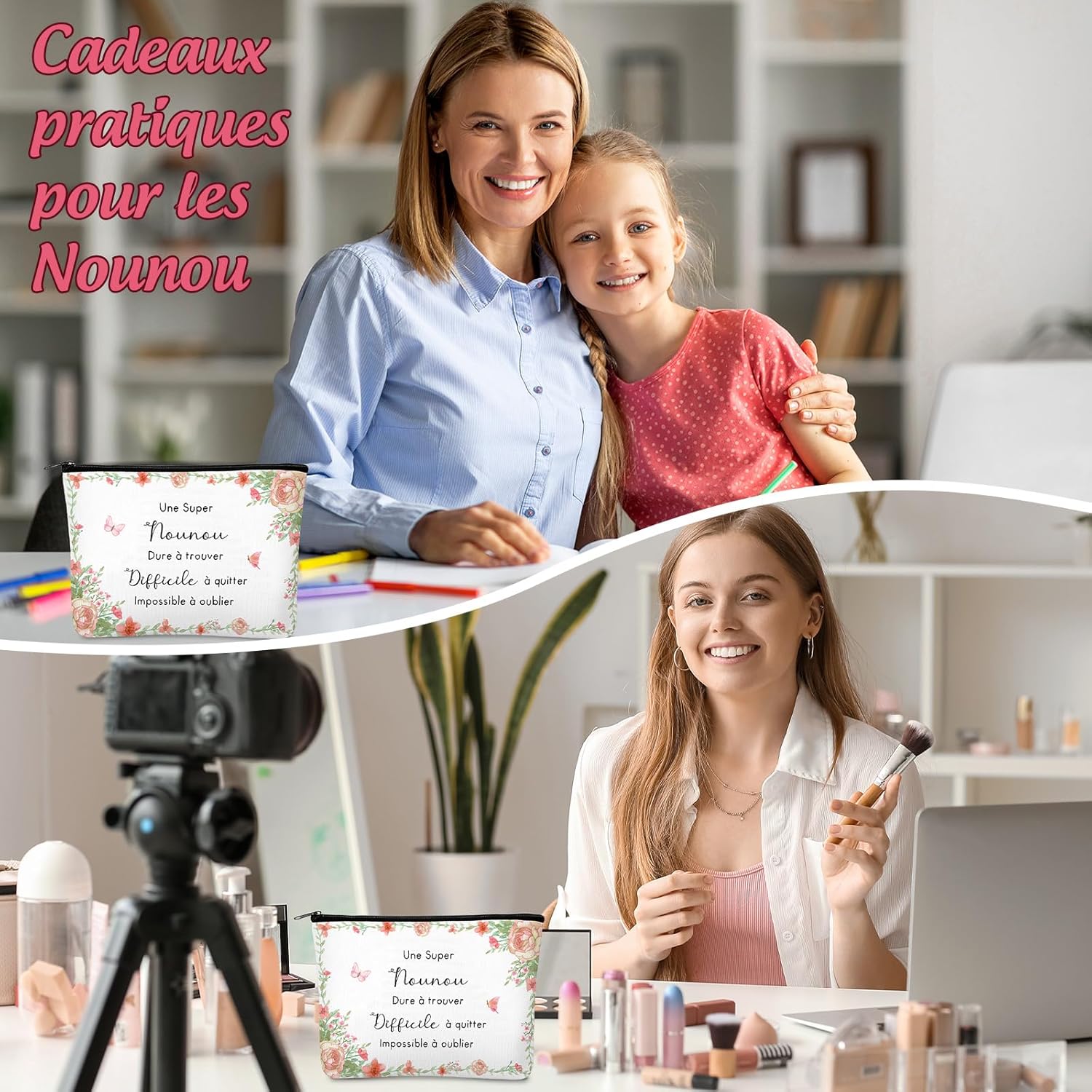 Trousse de maquillage et porte-clés : le cadeau parfait pour remercier votre nounou – Image 7