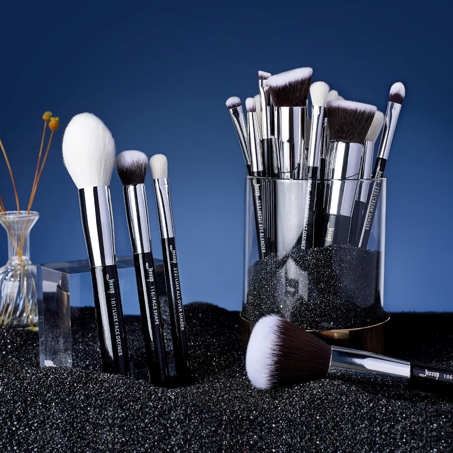 Pinceaux de maquillage professionnels : le set idéal pour sublimer votre teint 25 pièces pour un maquillage parfait, adapté aux passionnées de beauté – Image 6