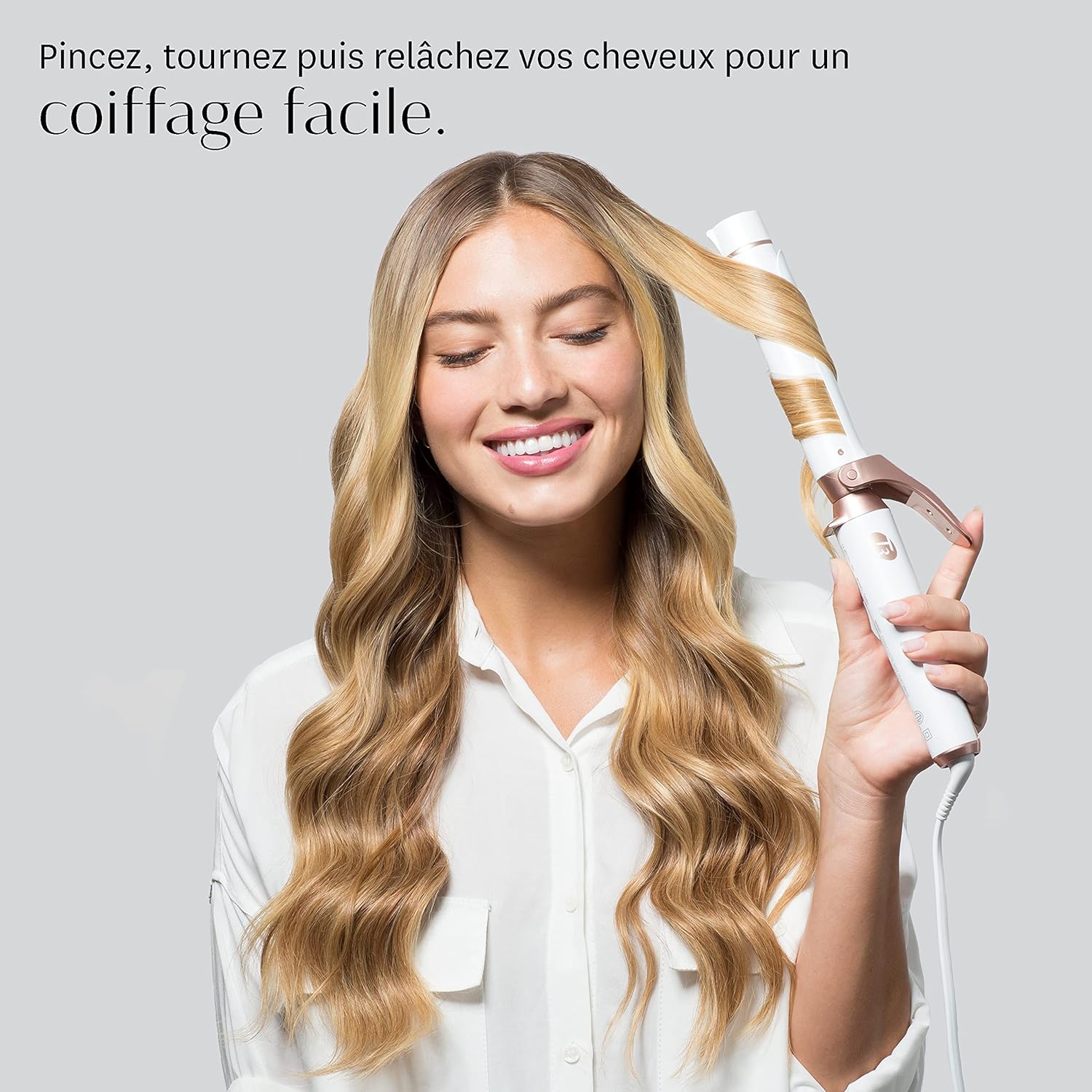 T3 Twirl Trio : fer à friser à trois cylindres interchangeables pour des boucles élégantes et durables – Image 5