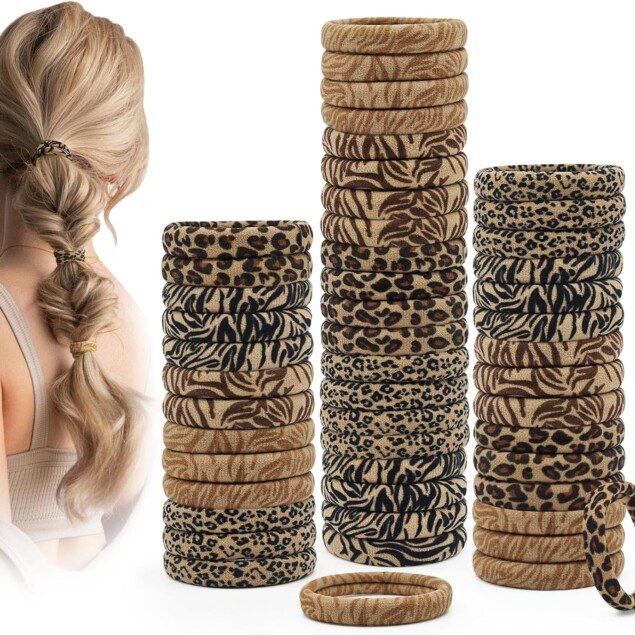 Élastiques à cheveux : 50 chouchous pour femmes et filles, des accessoires de coiffure pratiques et élégants