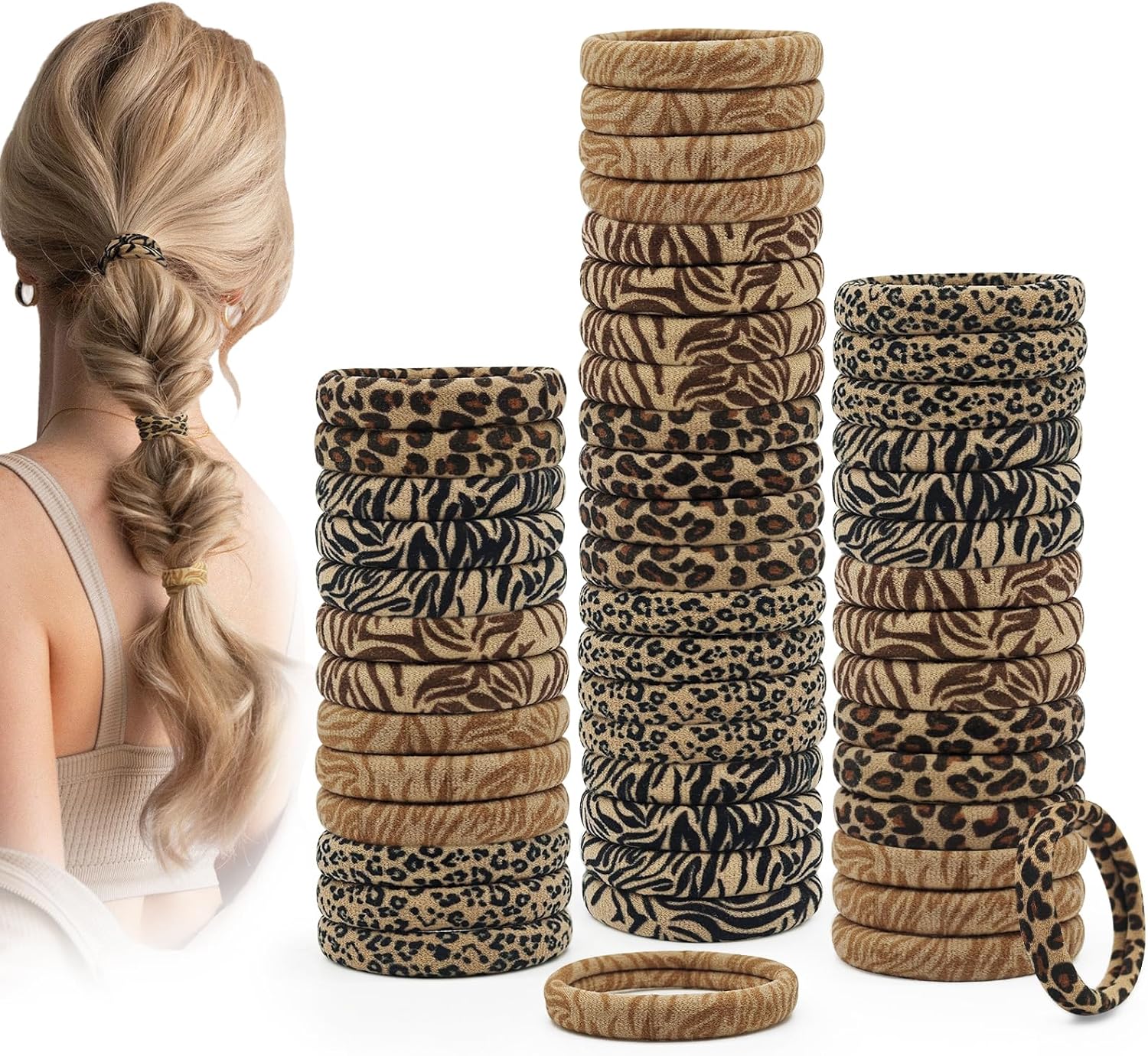 Élastiques à cheveux : 50 chouchous pour femmes et filles, des accessoires de coiffure pratiques et élégants