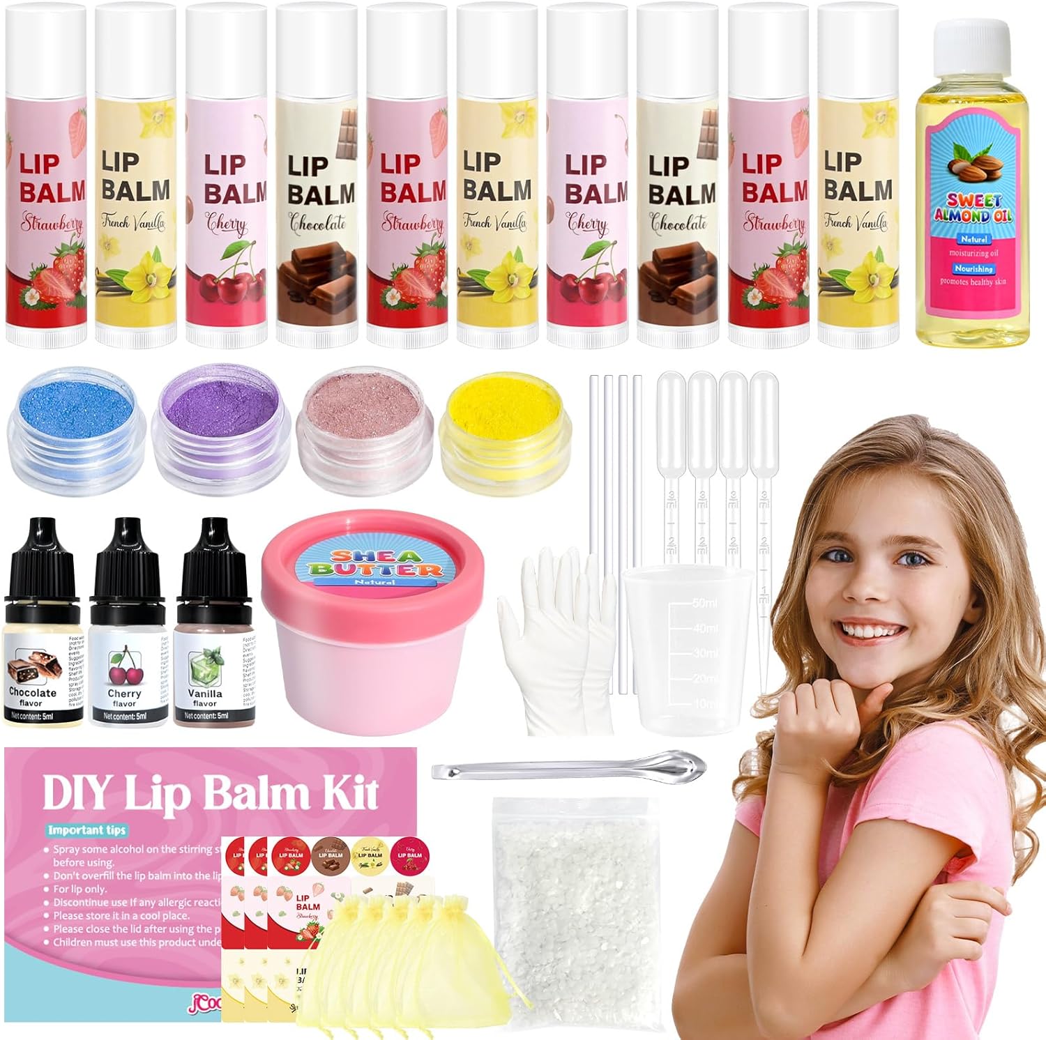 Kit de fabrication de gloss : une expérience créative pour les filles passionnées de maquillage