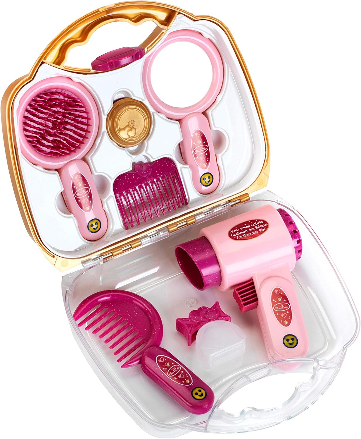 Mallette coiffure Princess Coralie : un set complet pour les enfants dès 3 ans, idéal pour développer leur créativité tout en s'amusant – Image 2