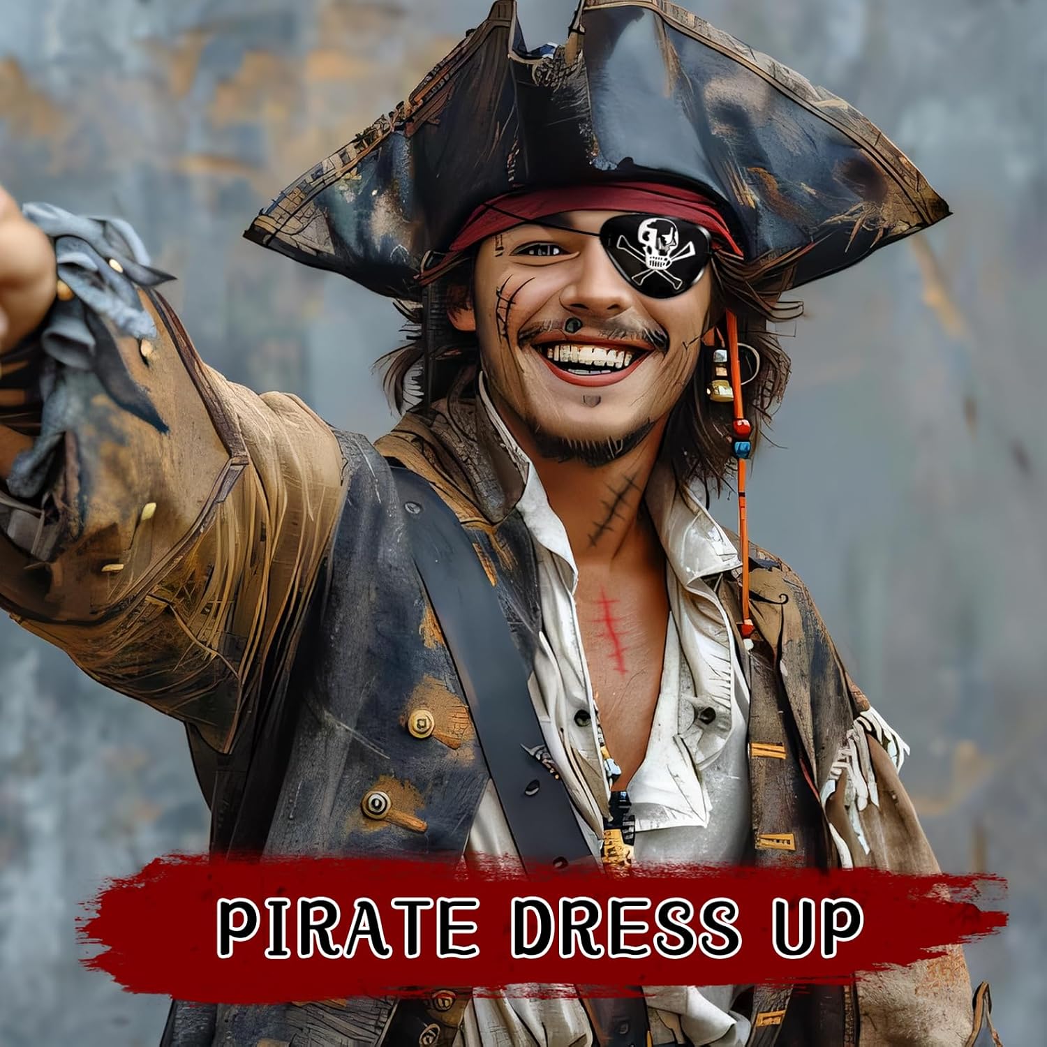 Kit maquillage Halloween pirate : l'ultime solution pour enfants et adultes lors de vos soirées déguisées – Image 4