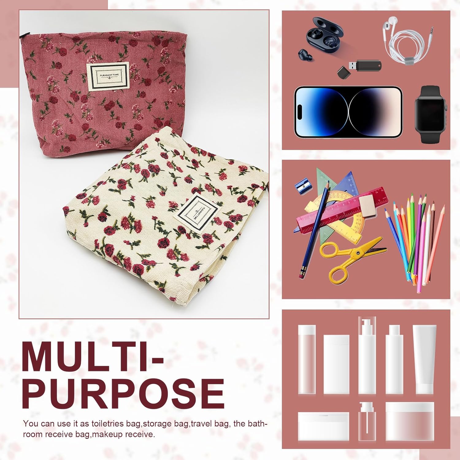 Trousse de Toilette Élégante : Voyage et Maquillage – Image 4