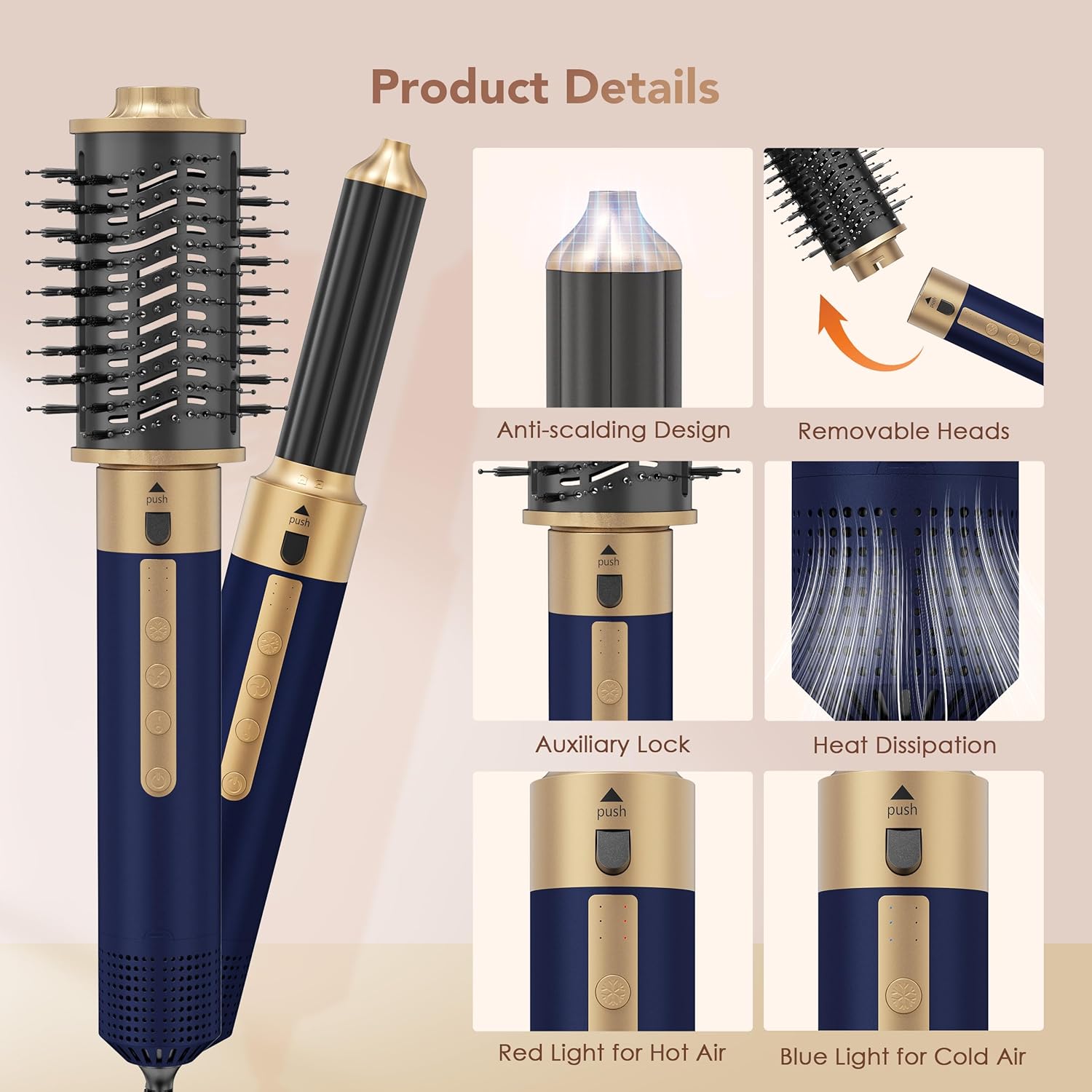 Brosse Chauffante 6 en 1 : Sèche-Cheveux Révolutionnaire – Image 5