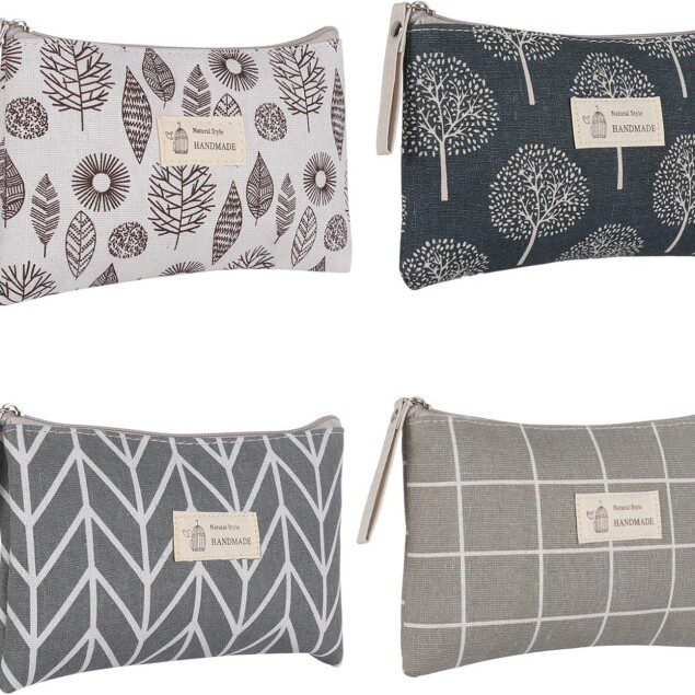 Pochette de toile multi-fonctionnelle : le sac à cosmétiques idéal pour les femmes en voyage